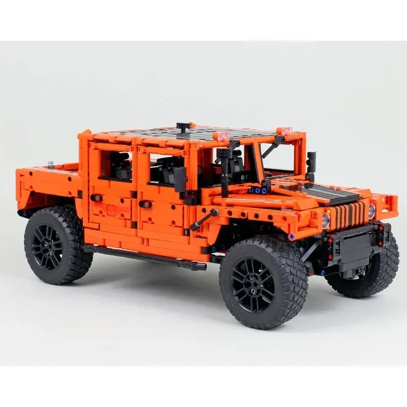 New H1MOC-194531 Compatible with 42177 Land Sports Car Racing Building Blocks Model 2503 Parts Kids Building Blocks Toy Gifts