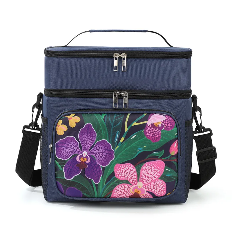 New Hot-Selling Fresh-Keeping Ice Bag For Office Workers, Double-Layer Lunch Bag, Large Capacity Good Storage Cooler Bags