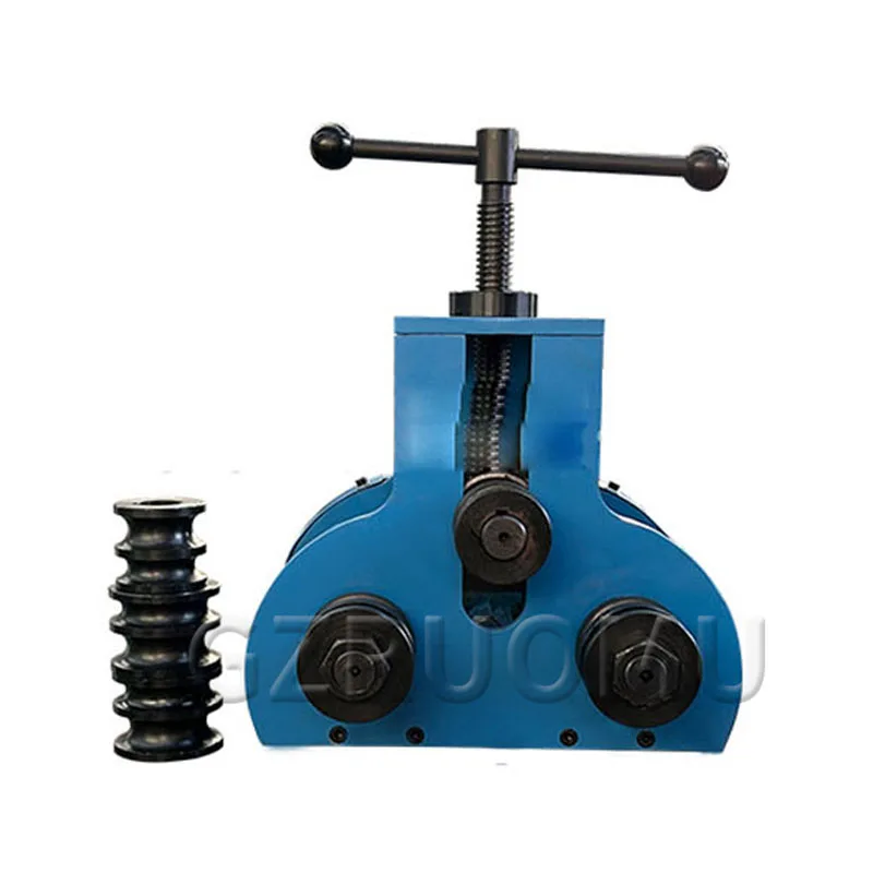 DH-SG Pipe Bender Manual Bench Steel Pipe Bending Kit With Multiple Dies Multi-function Compact Flat Rod Brake Bending Tool