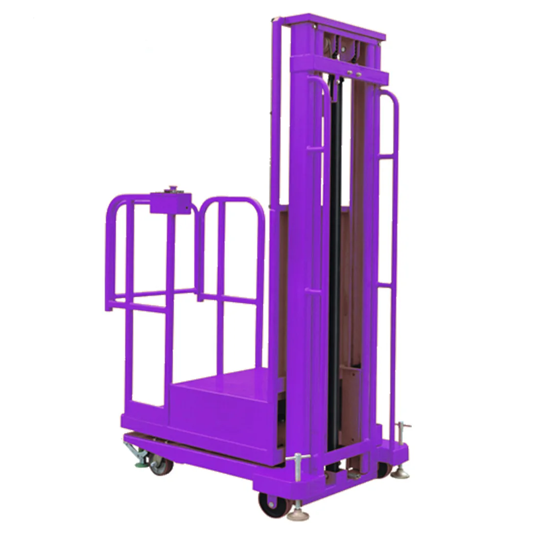 factory price 24V 210Ah DC 300Kg 3.5m self propelled electric driving Logistics Park goods picker