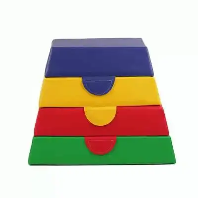 Kids Four-section Pommel Horse Soft Vaulting Jump Box Multi-function Gymnastics Equipment