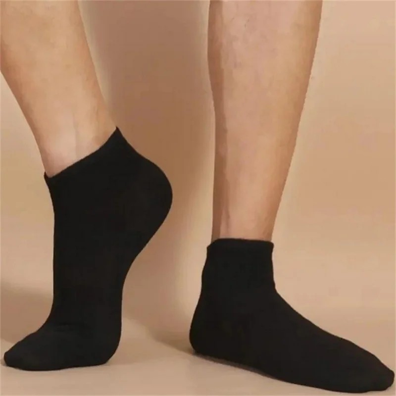 10/20/50/100 Pairs White Socks For Women Men Non-slip No-show Ankle Socks Casual Breathable Socks Invisible Low Cut Socks