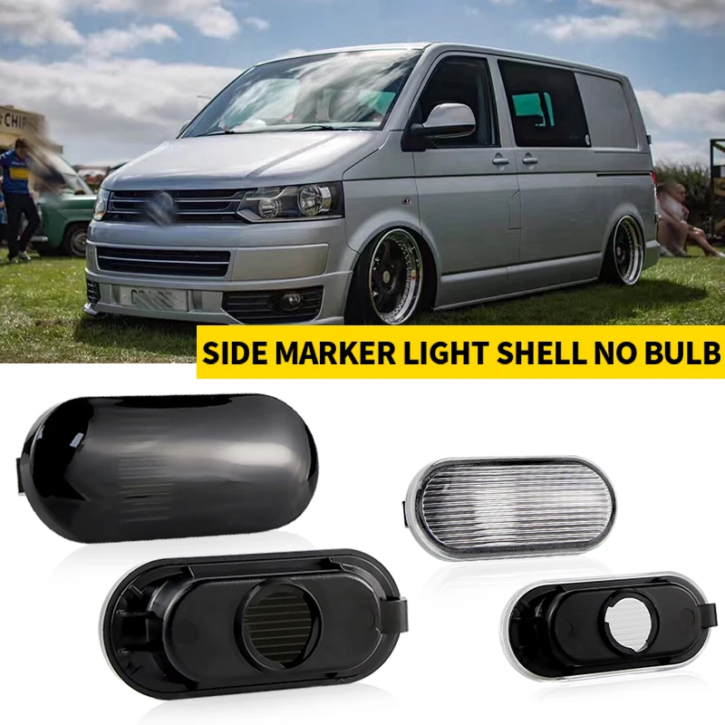 2Pcs Für VW Transporter T5/Multivan Caravelle Blinker Seite Marker Licht Abdeckung Shell Für SEAT Ibiza 6L auto Zubehör