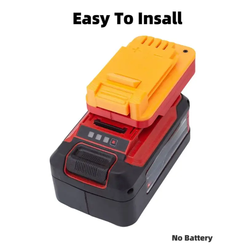 สำหรับ ozito เครื่องแปลงตัวแปลงแบตเตอรี่ลิเธียม einhell 18V เป็น Black Decker Power 20V แบบไร้แปรงถ่าน (อะแดปเตอร์เท่านั้น)