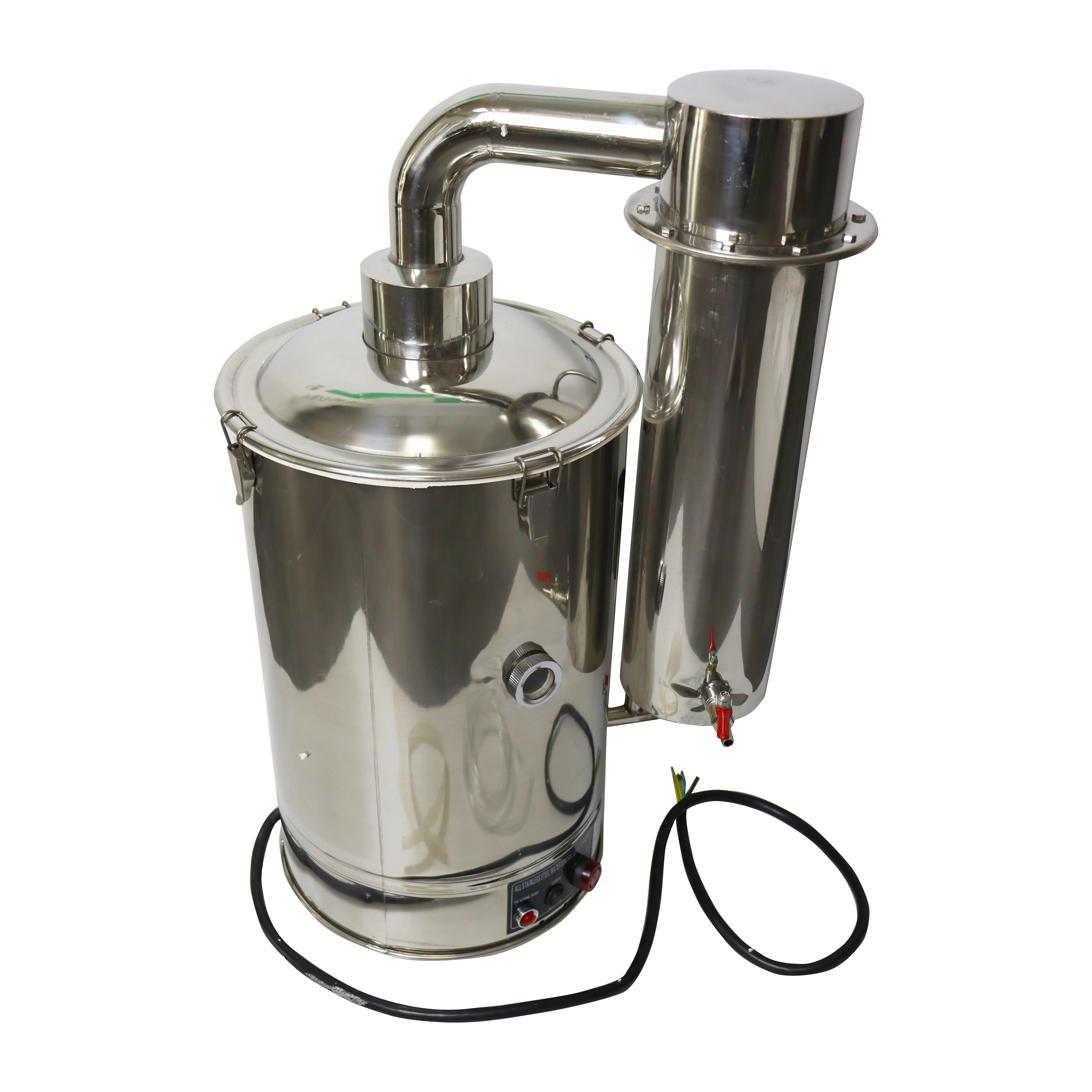 Laboratory Industrial Equipment 20L Automatic Electric-heating Stainless Steel Water Distiller With Auto Water Addition Function