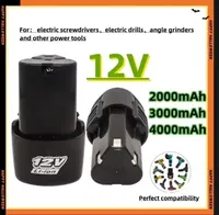 12V-4.0Ah universal new lithium batteries for electric screwdrivers, drills, mini angle grinders and other power tools
