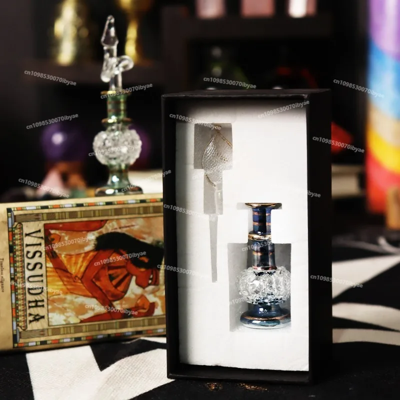 Egyptian Characteristics, Flavor Bottle, Diffuser, Crystal Glass Decoration 5cm Thick, with Gift Box.