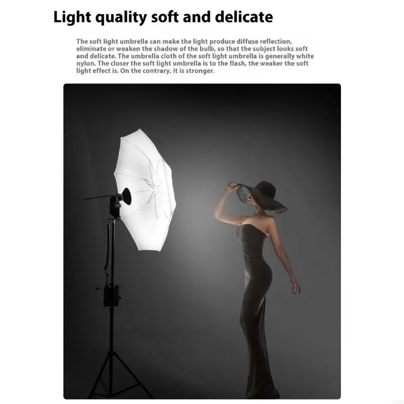 N1HD 37inch Photo Studio Umbrella Photography Photo Video Soft Light Blet