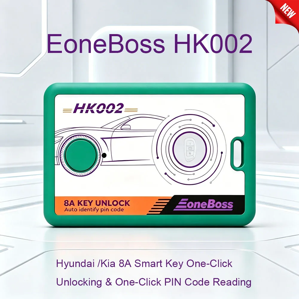 2026 EoneBoss HK002 8A Инструмент для разблокировки ключей Hyundai/Kia с поддержкой разблокировки в один клик и чтения PIN-кода