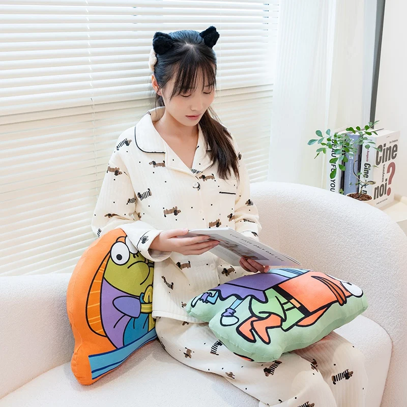 Simpatico cuscino in peluche SpongeBob SquarePants Cartoon Cuscini morbidi per divani Cuscini decorativi Federa per la decorazione della casa