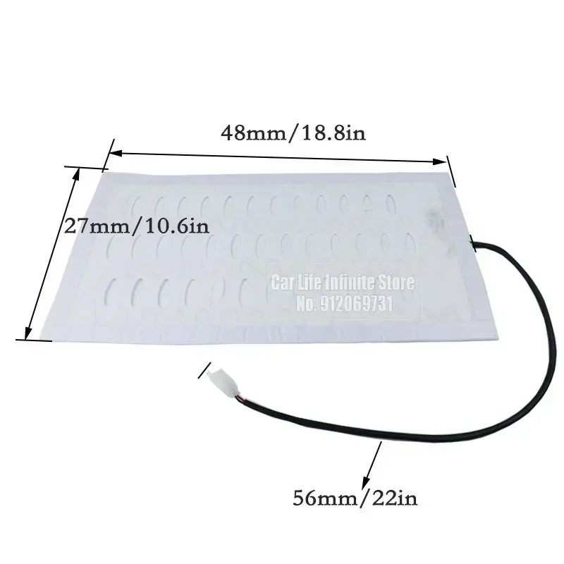 2x/4x 12V Car Heated Seat Covers Pad Alloy wire Heated Auto Car Seat Heating Pad Winter Warmer Heater Mat 48cmx27cm Universal