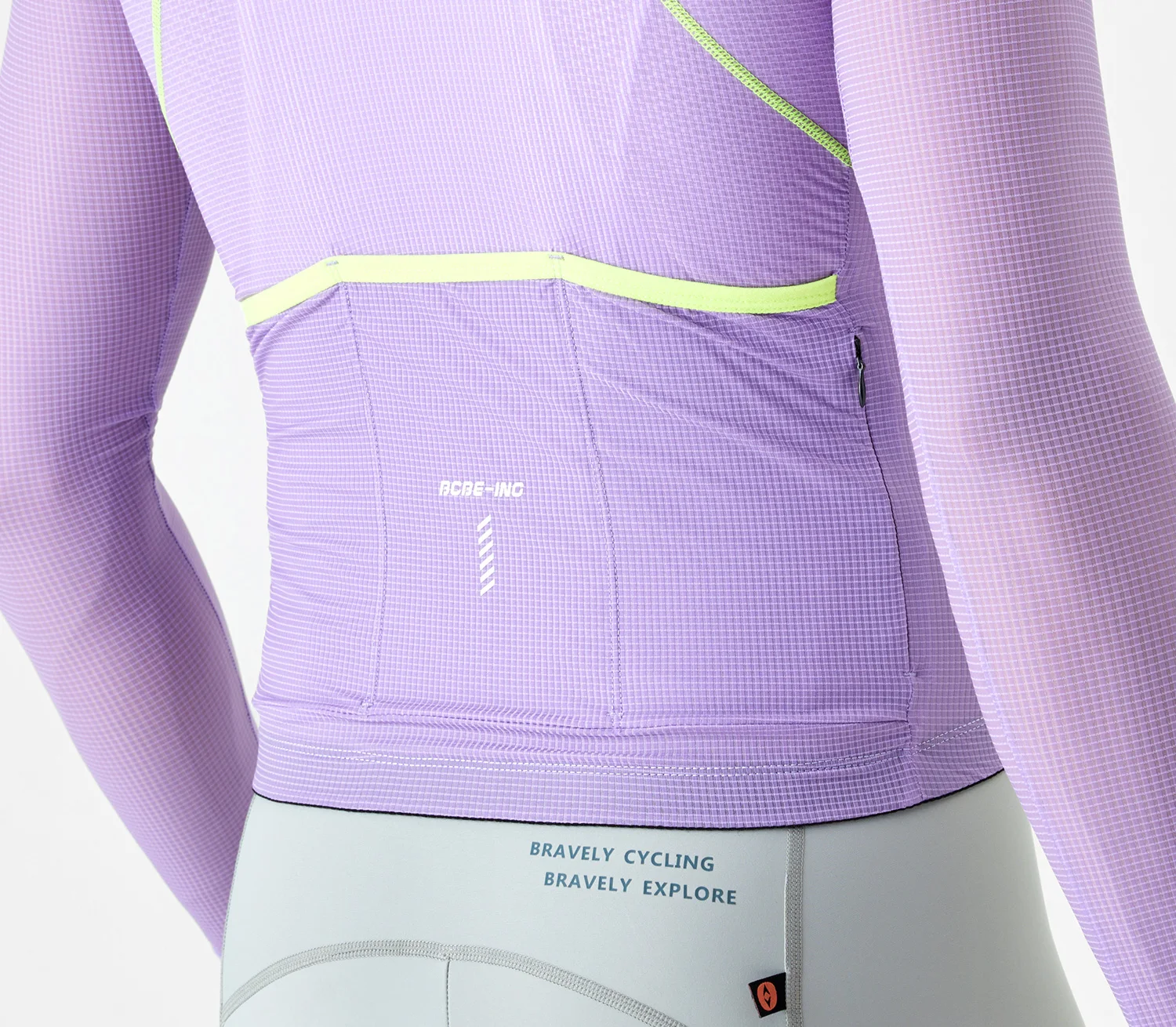 BCBE-ING Herren-Radtrikot Langarm Leichtgewicht Slim Fit Aero-Radtrikot Atmungsaktiv Schnelltrocknend Fahrrad-Radsport-Shirts – Detail 5
