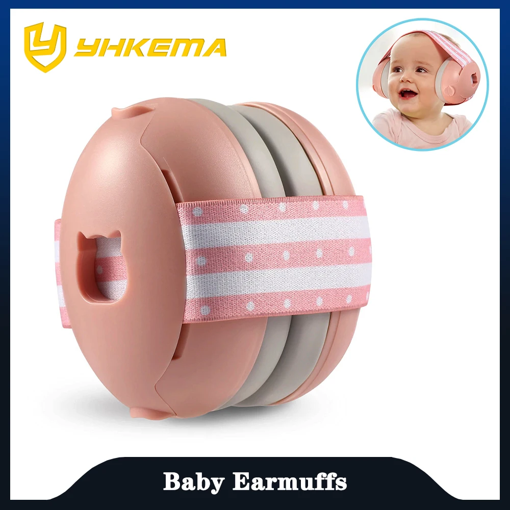 YHKEMA Babies&Toddlers Ear Protection Noise Canceling Headphones for Baby 0-36 Months Soundproof Ear Muffs Against Hearing Damag