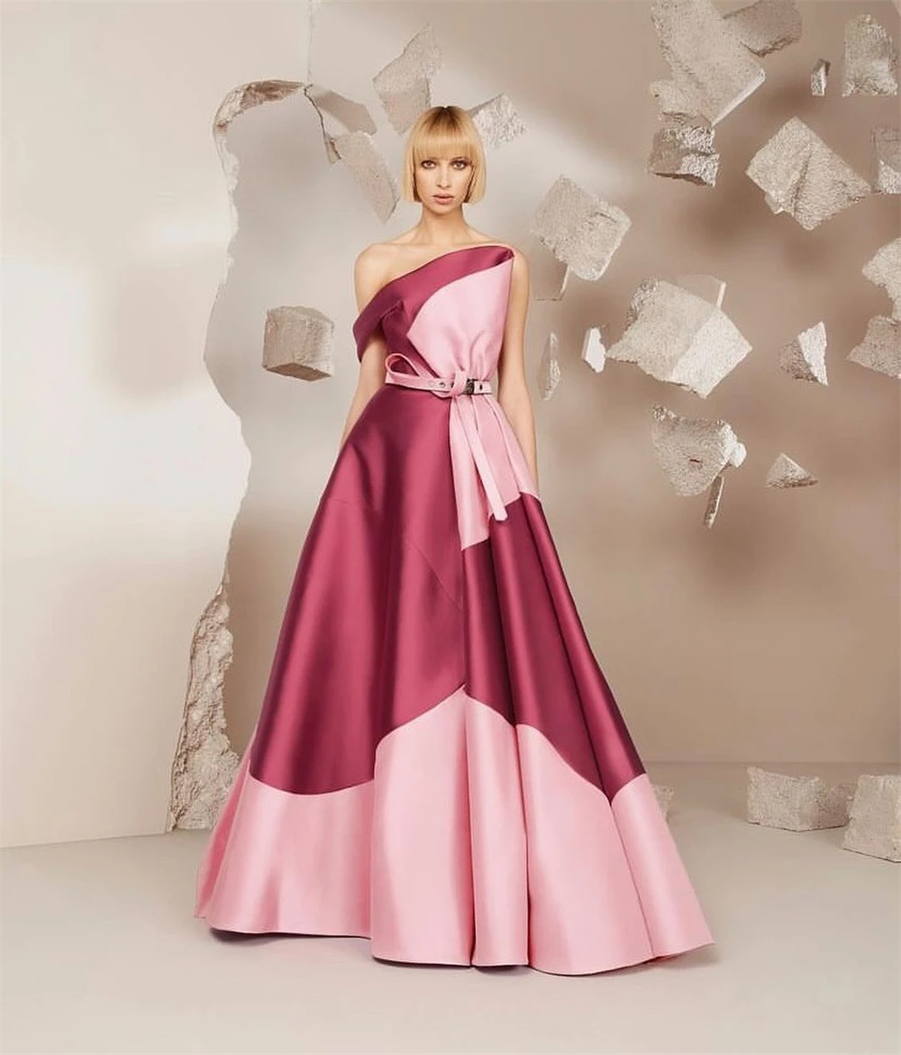 Customized Jiayigong  Simple  One-shoulder   Homecoming Fold Draped S Occasion Evening Gown  prom dress for girls