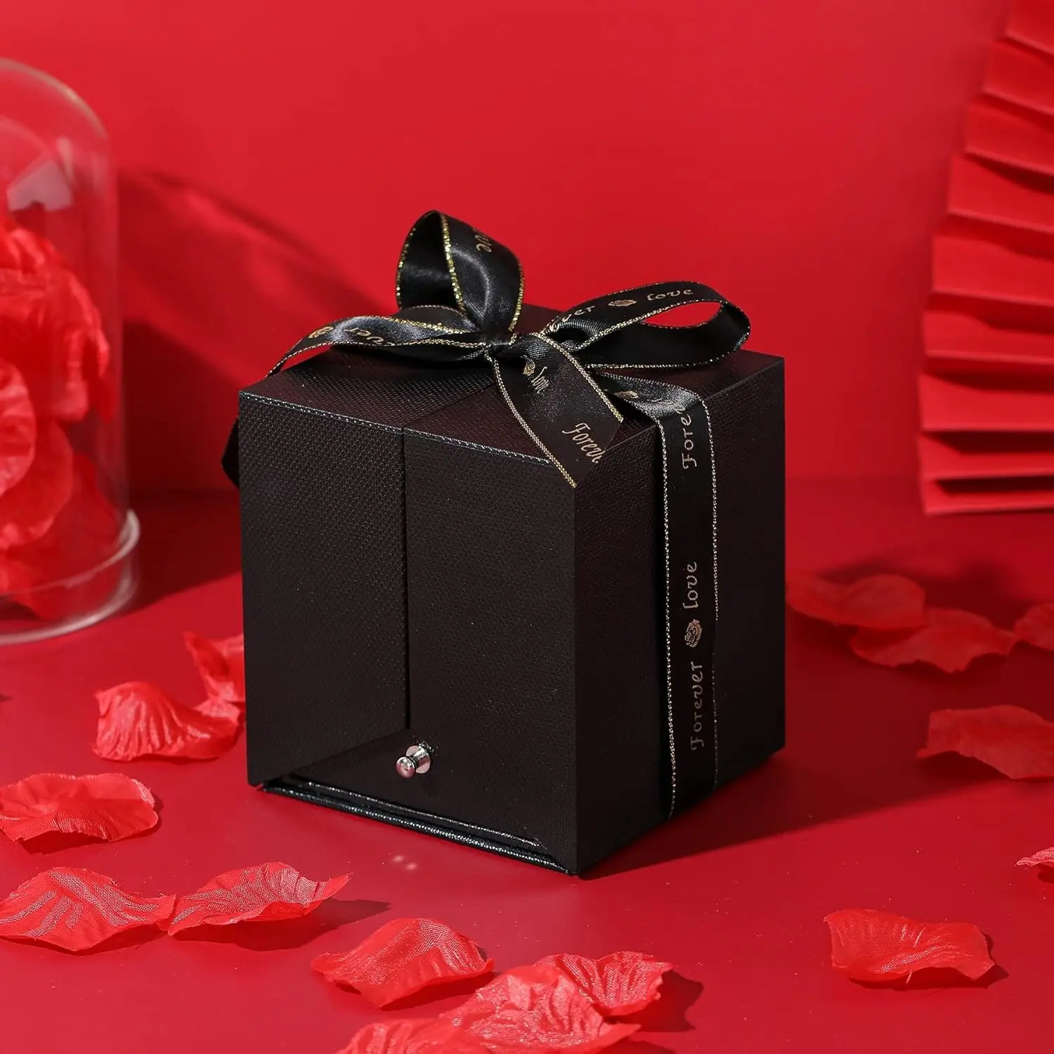 قلادة - صندوق هدايا وردي فاخر، مثالي لعيد الحب وعيد الأم والذكرى السنوية وأعياد الميلاد وأي مناسبة خاصة #6