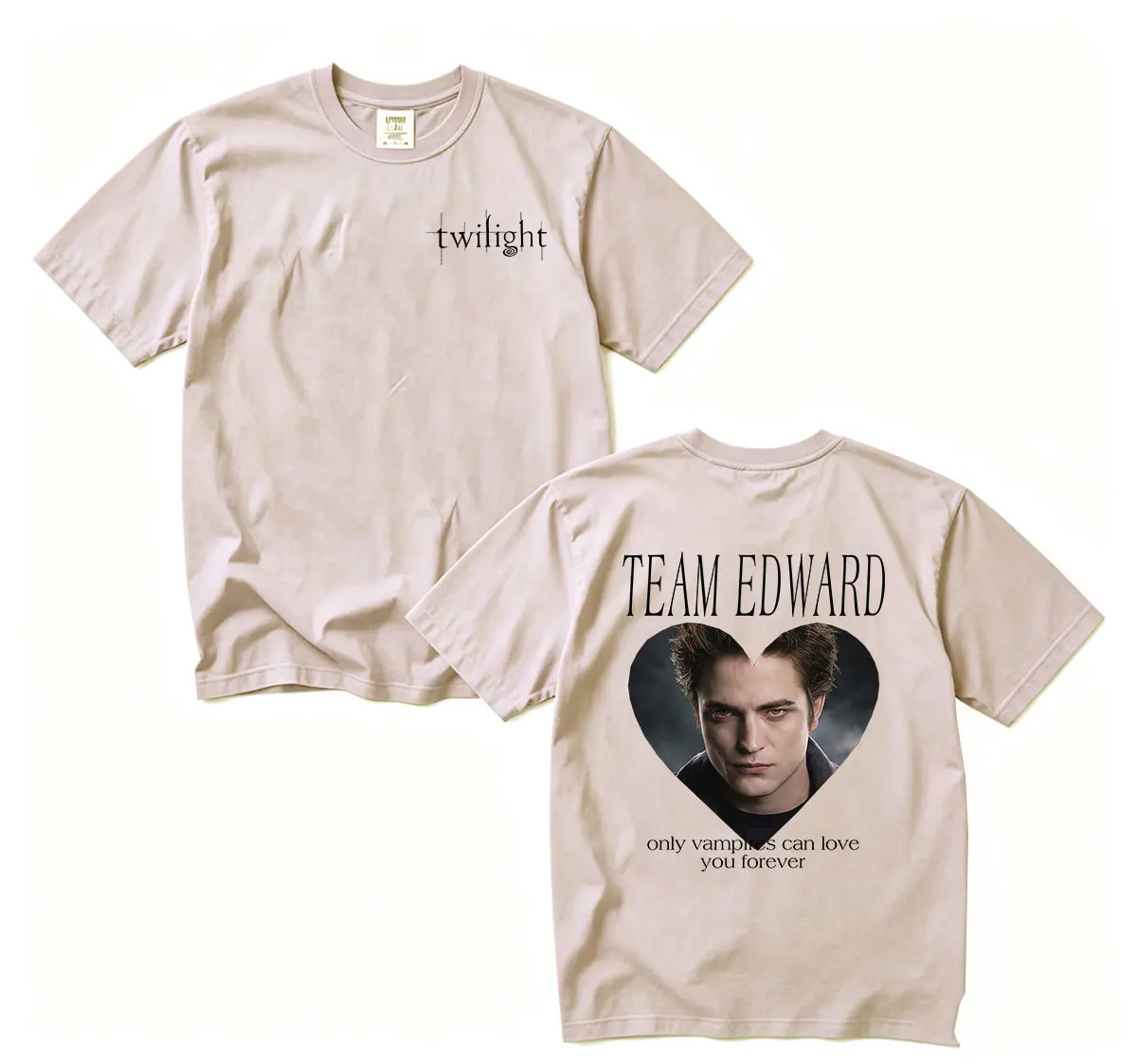 Film Twilight Team Edward Lustige Grafik-T-Shirts für Herren, Vintage, hochwertige Mode-T-Shirts, Kleidung, übergroße Baumwoll-T-Shirts – Detail 6
