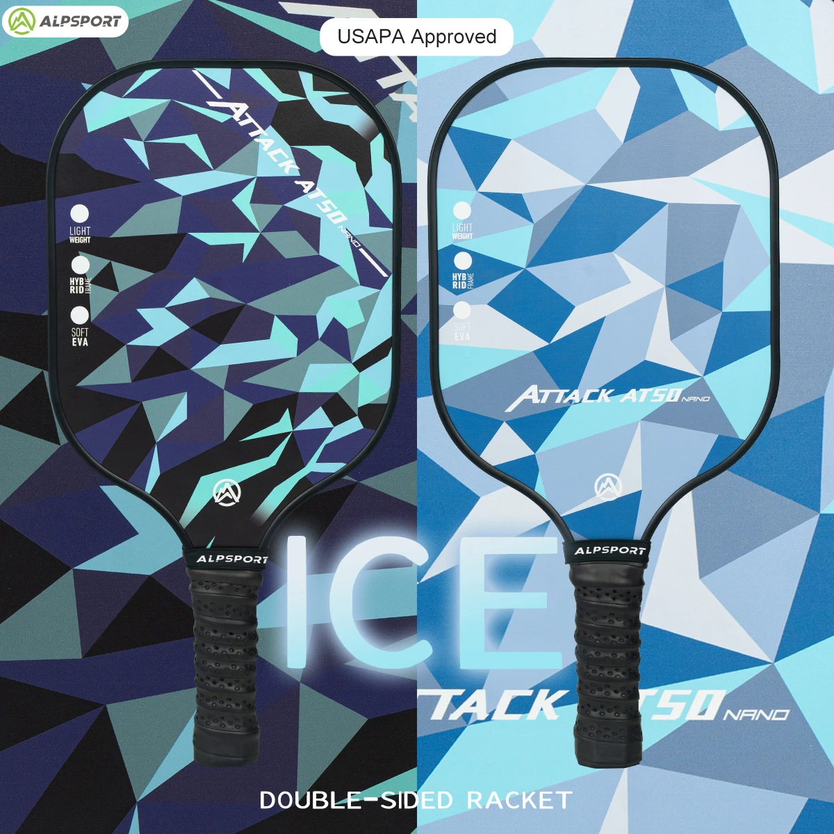 

ALPSPORT New Sakura Goddess USAPA Approved Pink Pickleball Paddle Women Single Unibody T700 Carbon Fiber Set Pro With Free Ball