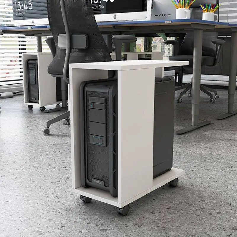 

Computer host placement cabinet, tray storage, host case, trailer, heat dissipation host