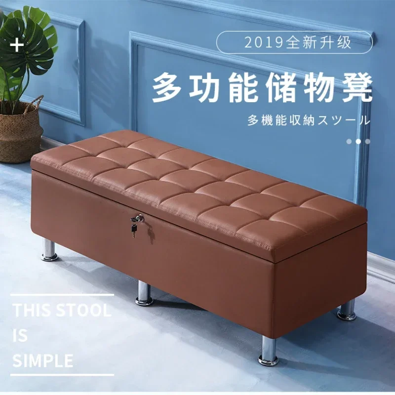 Physical Doll Storage Box Storage Stool Doll Storage Box Lock Long Sofa Clothing Store Shoe Cabinet Shoe Stool