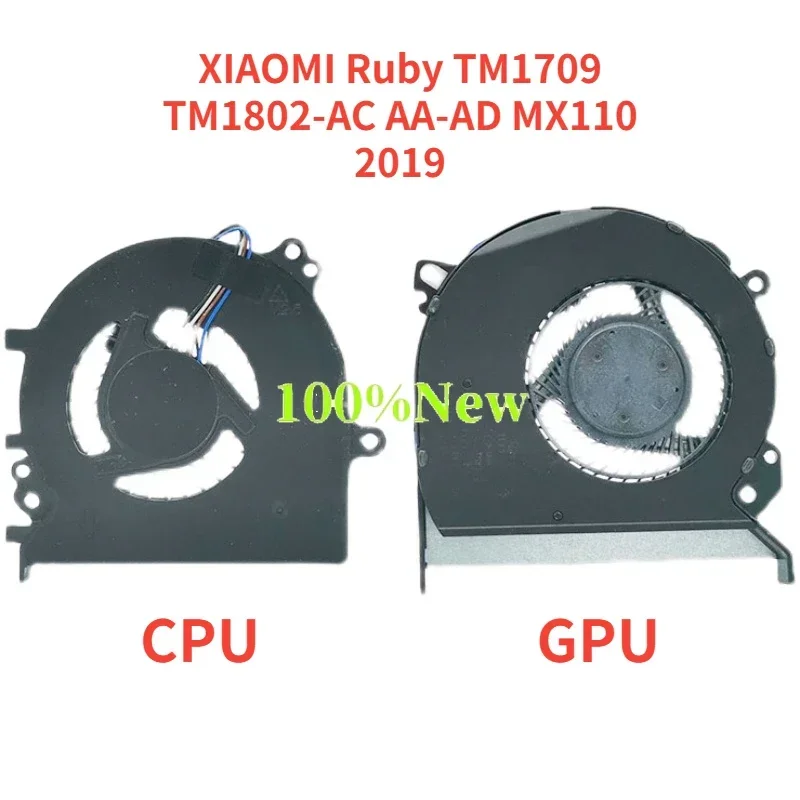 Laptop CPU FAN FOR XIAOMI Ruby TM1802-AA TM1802-AD TM1802-AC TM1802-AN TM1802-AH TM1802-DA TM1802-BL CPU & GPU Cooling Fan