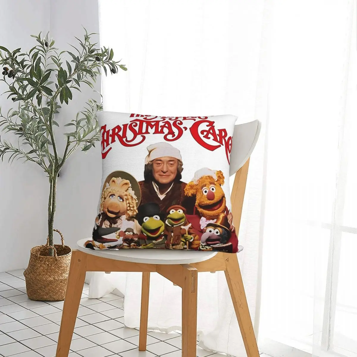 The Muppet Christmas Carol Team Square Pillow Case Polyester Throw Pillow Awesome Pillowcover Home Decor