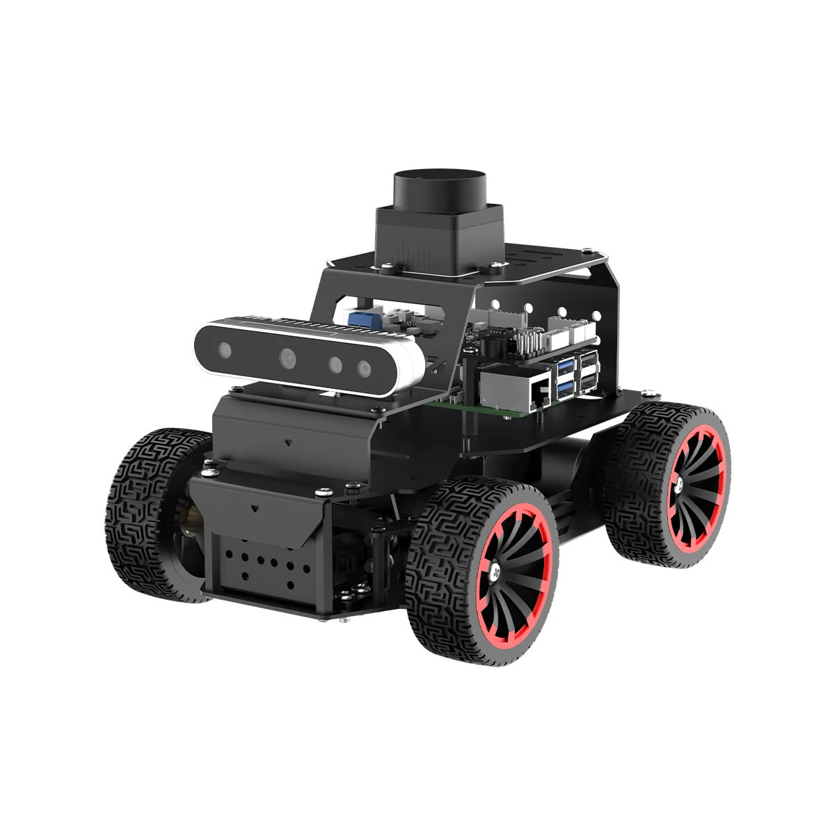 GOOD Hiwonder 3D Depth Camera Raspberry Pi 5 Robot Car MentorPi A1 Ackerman Chassis ROS2-HUMBLE Support SLAM and Autonomous Driv