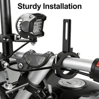Motorcycle Auxiliary Led Lights Bracket Spotlight Headlight Fog Driving Lights Bracket Bike Fronnt Fork Bracket Clamp Fixation 4