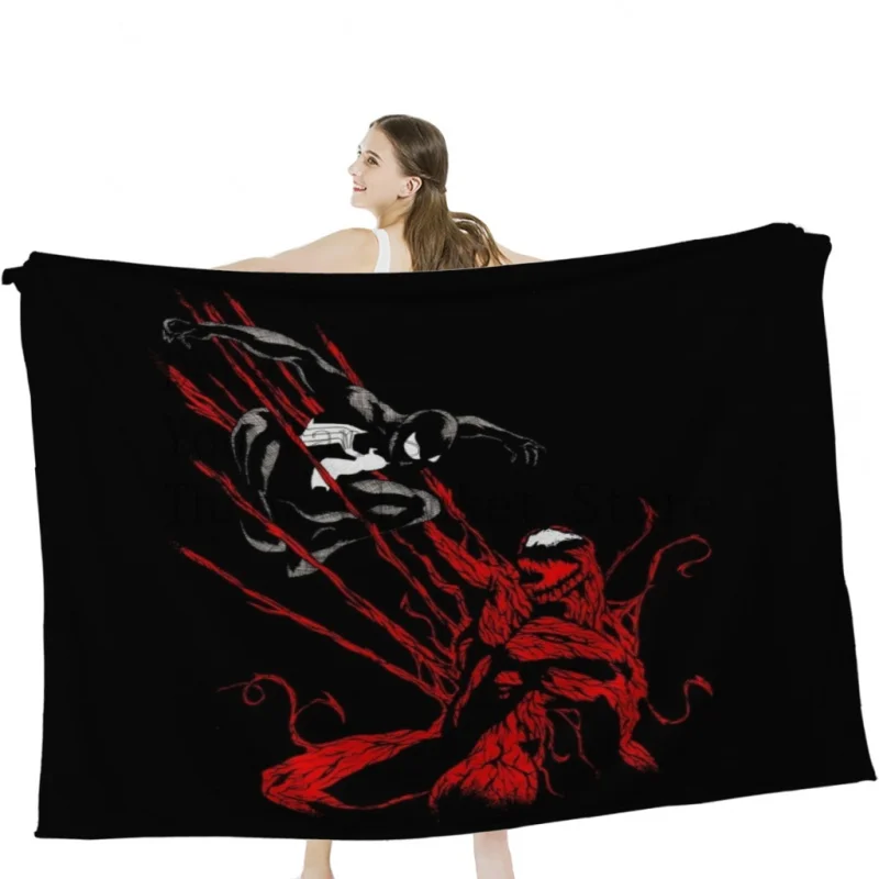 Carnage Soft Velvet Blanket Lightweight Bed Blanket Home Decor Fleece Blanket