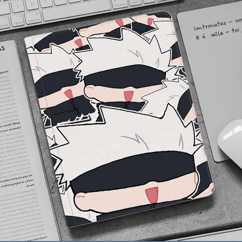 Satoru Gojo Anime Cover Case For iPad 10.2 7th 8th 9th 10th Air 2 3 4 5Mini 1 2 4 5 6 Case Luxury Silicone iPad Pro 11 10.9 12.9