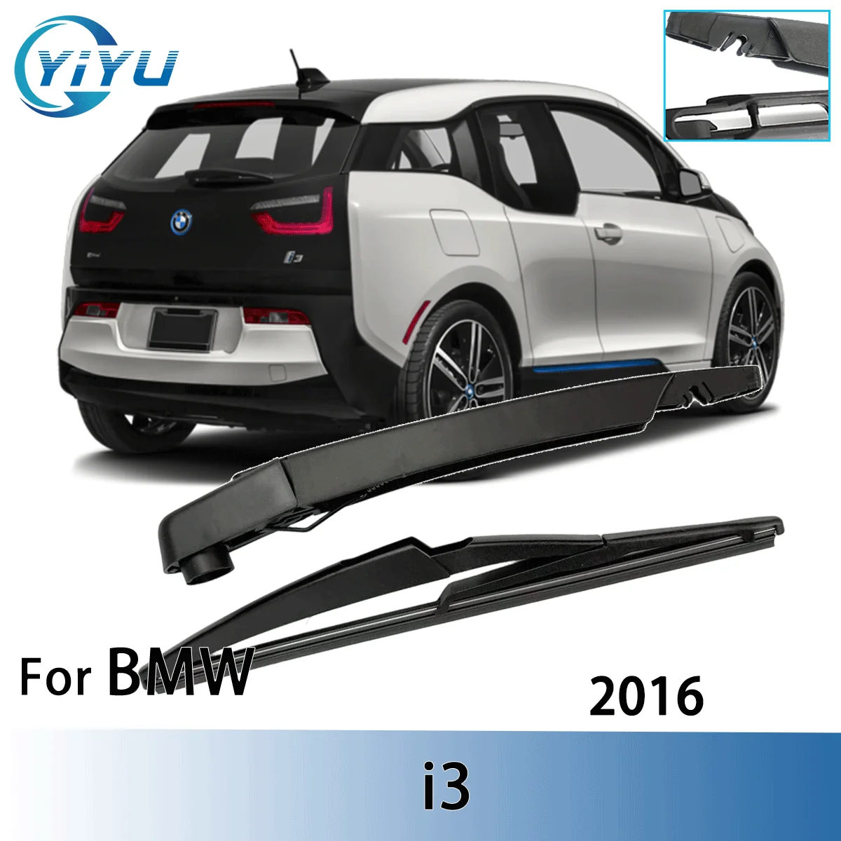 1/2 Stück Heckscheibenwischerblatt Wischerarm-Set für BMW I3 2016 Windschutzscheibenwischer Bürsten