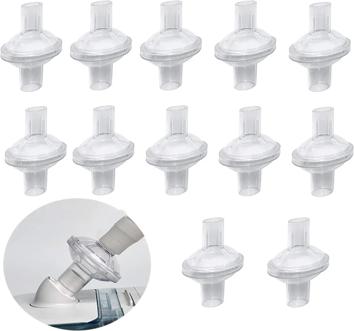 Disposable ventilator filter adapter ventilator universal filter accessories HEM Filter for Cpap Machine