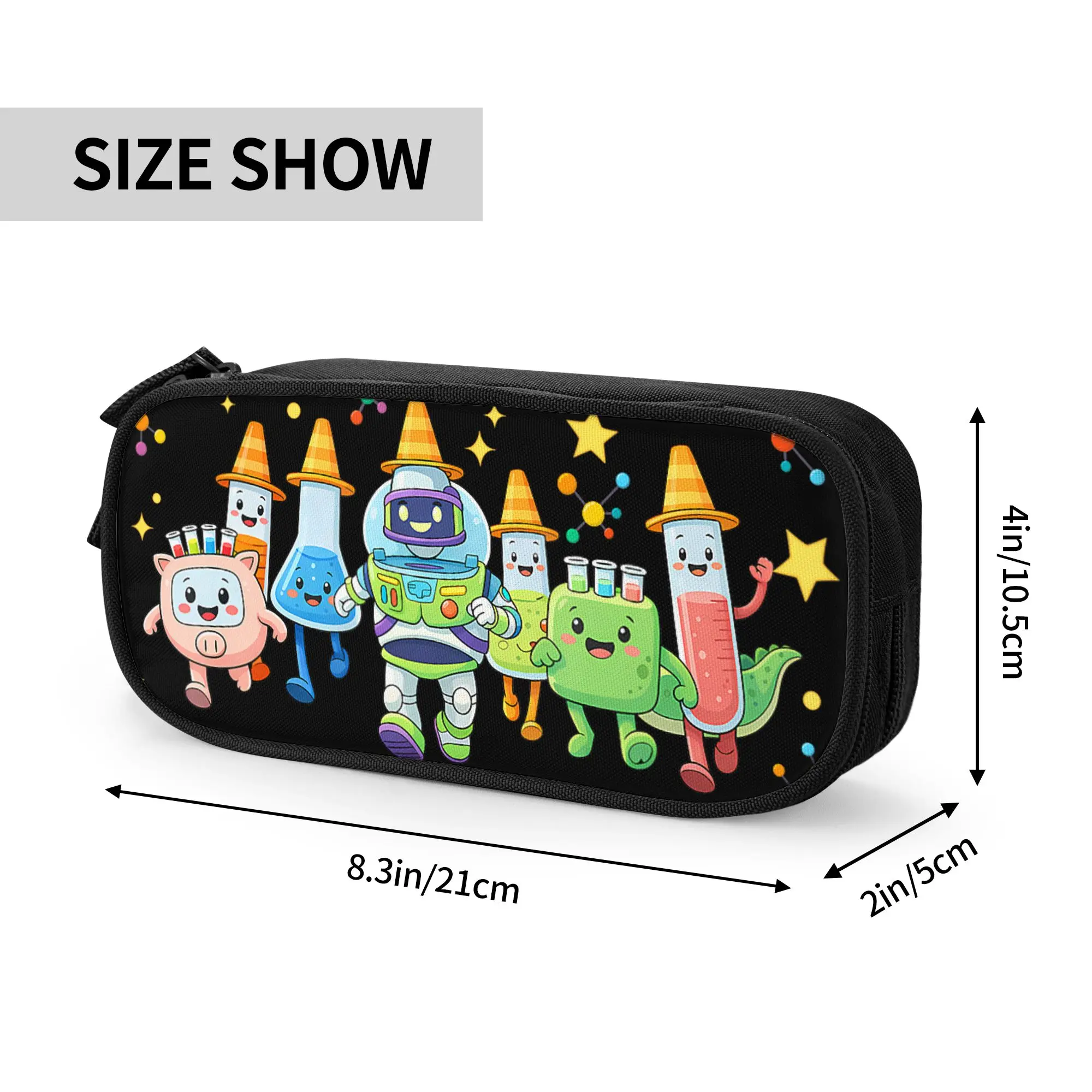 Large Capacity Bags for Child Cartoon Lab Crew Lab Week 2026 Medical Lab Tech Scientist  Handheld Study Bag for Boys Gilrs Kids