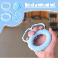 Hand Stretcher 4pcs Silicone Hand Grip Trainers Hand Grip Strengthener Kit Wrist Forearm Strengthener For Relieve Wrist Muscle