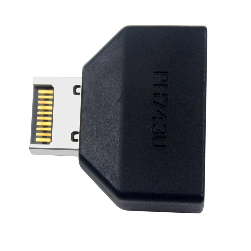 USB3.2 Type-E 20Pin to USB 19P Converter Connector for Chassis Front USB Type A Type C Extension Adapter for Desktop Motherboard