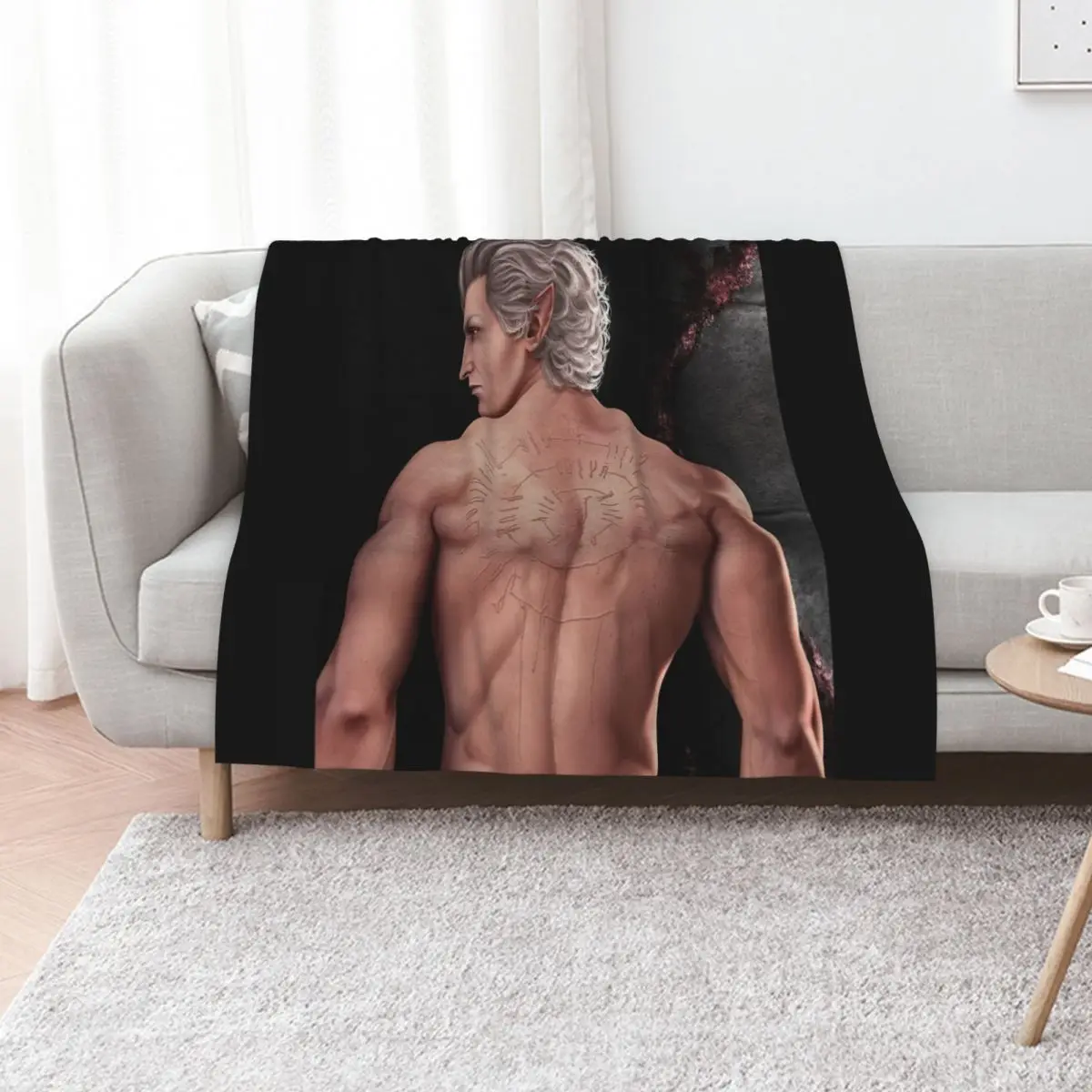 Astarion Throw Blanket manga Multi-Purpose Sofas Giant Sofa Camping For Sofa Thin Blankets