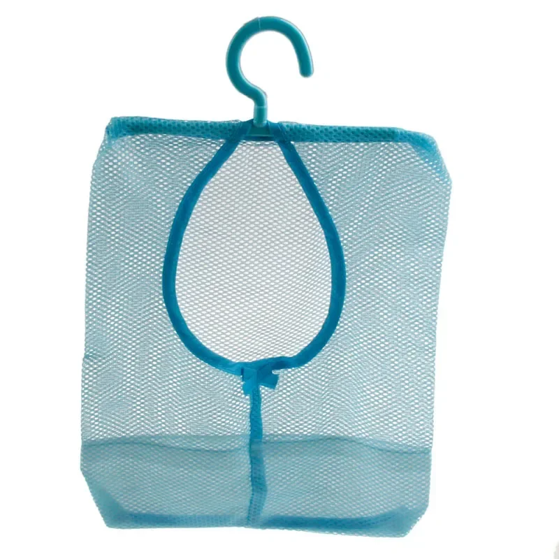 Kitchen Bathroom Hanging Storage Clothespin Mesh Bag Hanging Hook Organizer Whosale&DropShip Storage Baskets Organizer 라탄백