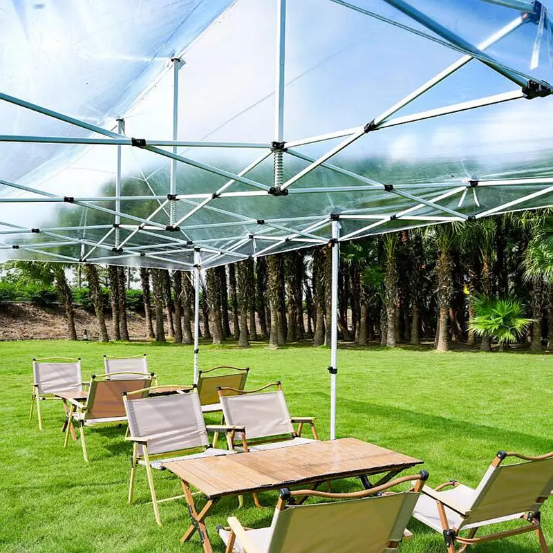 Sunshine Room Transparent Tent Surrounding Fabric for Sunshade Rain and Wind Protection Outdoor Picnic Garden Gathering