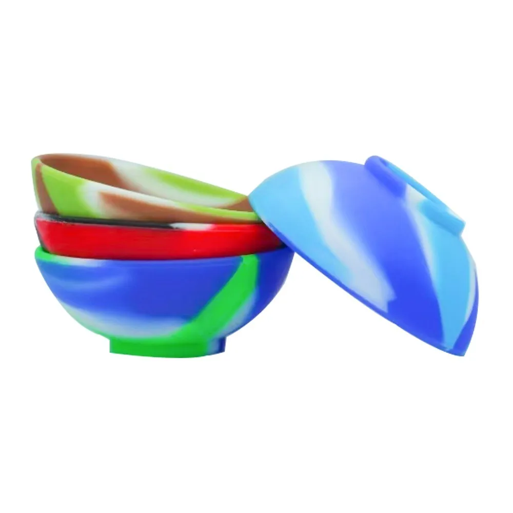 

5pcs Tobacco Mini Bowl 50mm Silicone Bowl 8g Kitchen Storage Box Container Can Vanilla Box Smoking Accessories