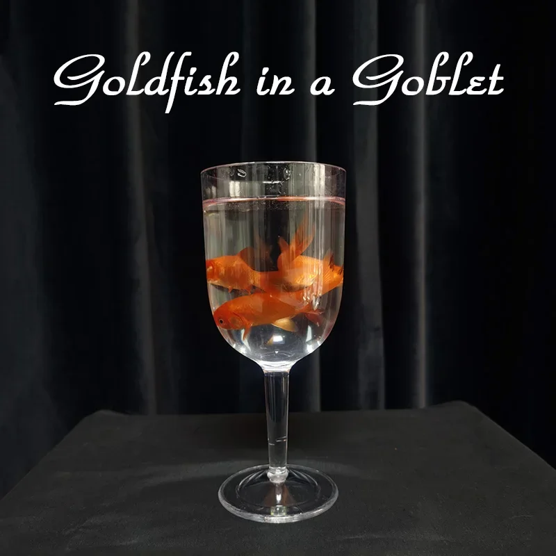 Goldfish In A Goblet Stage Magic Tricks Fish Appear Magia Magician Close Up Illusions Accessories Props Mentalism Toys Classic