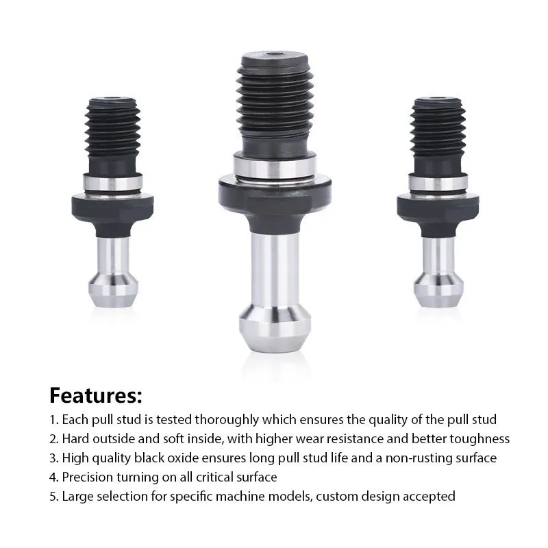 Ziehen Stud Retention Knob BT30 BT40 45 Grad Ziehen Nagel für CNC Fräsen Cnc-drehmaschine Werkzeug Halter – Detail 6