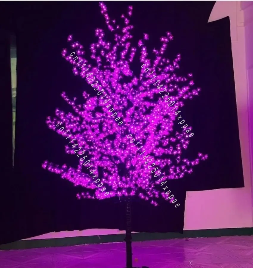 110 220VAC Rainproof Fairy Garden Christmas Decor LED Artificial Cherry Blossom Tree Light Christmas Light 480pcs LED Bulbs