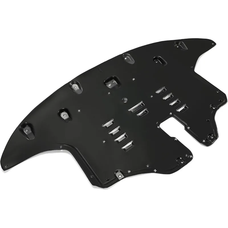 

HECASA Engine Splash Shield W/Aluminum Pad Plastic Black