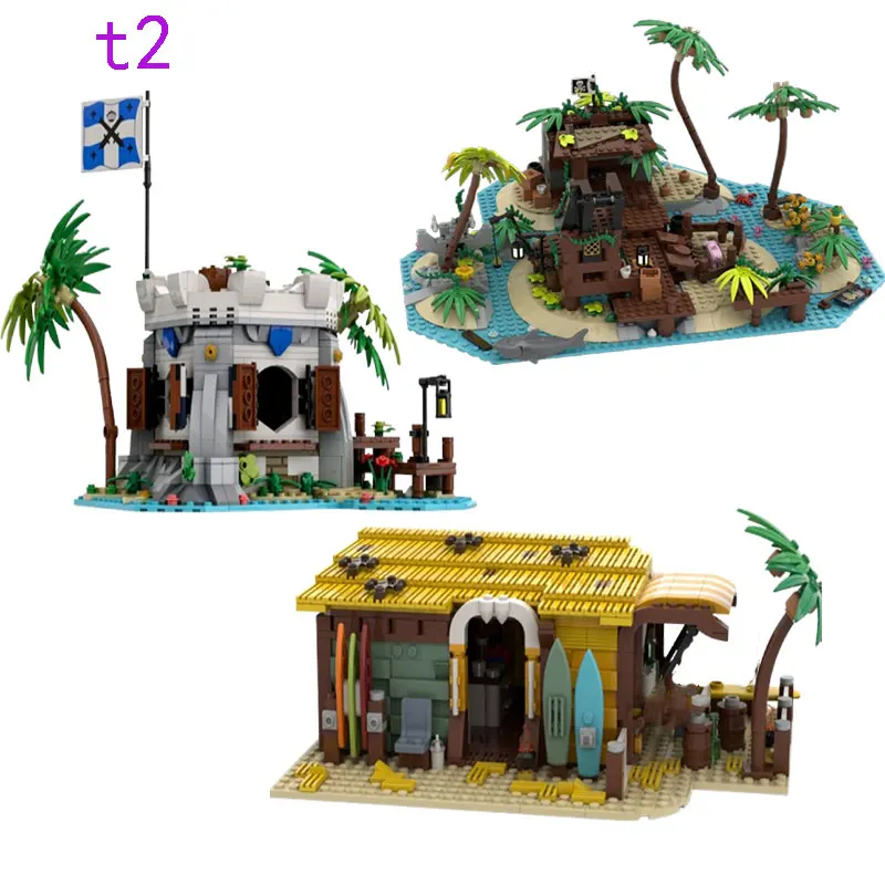 

Spot MOC-117866 80308 111058 Castle Small Particle Assembling Building Blocks Educational Toy Model Gift Set Ornaments