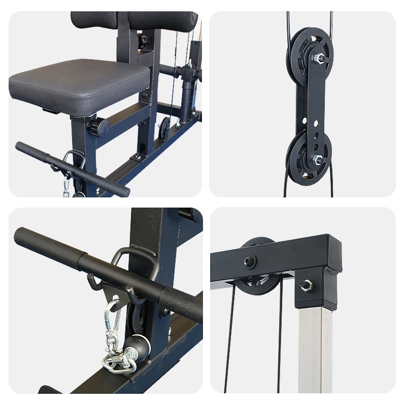 High and low pull trainer Home fitness shaping fitness equipment Single comprehensive trainer pull back combination