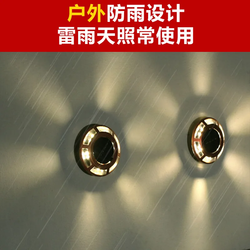 Stainless Steel SolarLight Outdoor Spotlight Garden Decoration Wall Lamp Led Lights Sunlight Motion Sensor Light