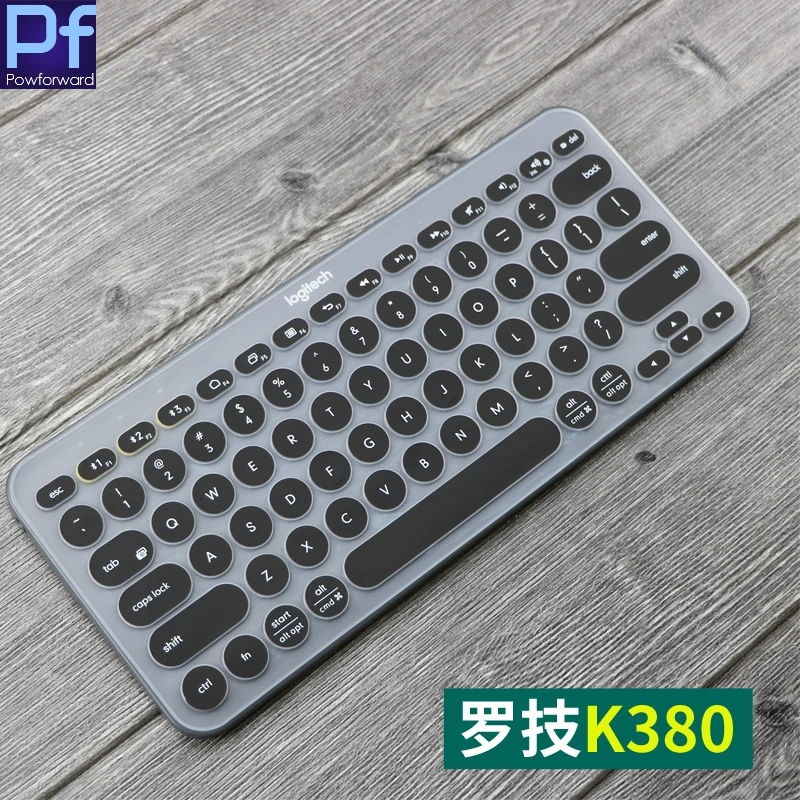 Ultra Thin Silicone Laptop Keyboard Cover Skin Protector for Logitech K380 Keyboard