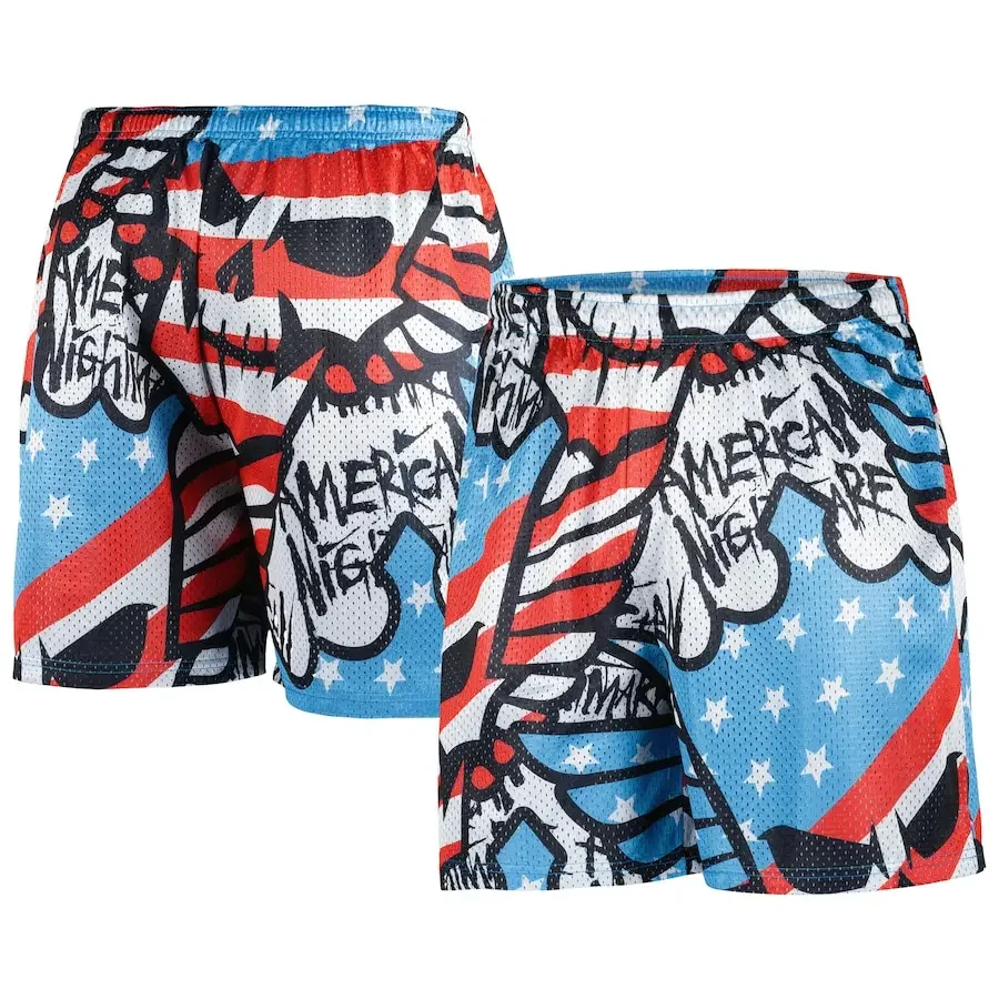 

Men's summer sports shorts, jogging shorts, running shorts, retro, black net, training shorts, beach shorts, fitness shorts