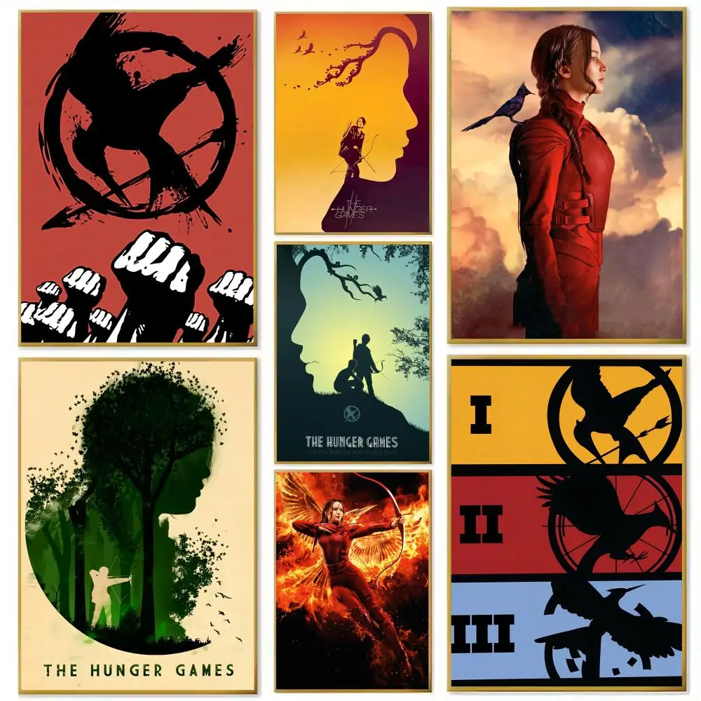 

The H-HungerS Games Painting Calligraphy HD Print Personalized Canvas Wall Mural Art Poster Photos for Living Room Home Decor