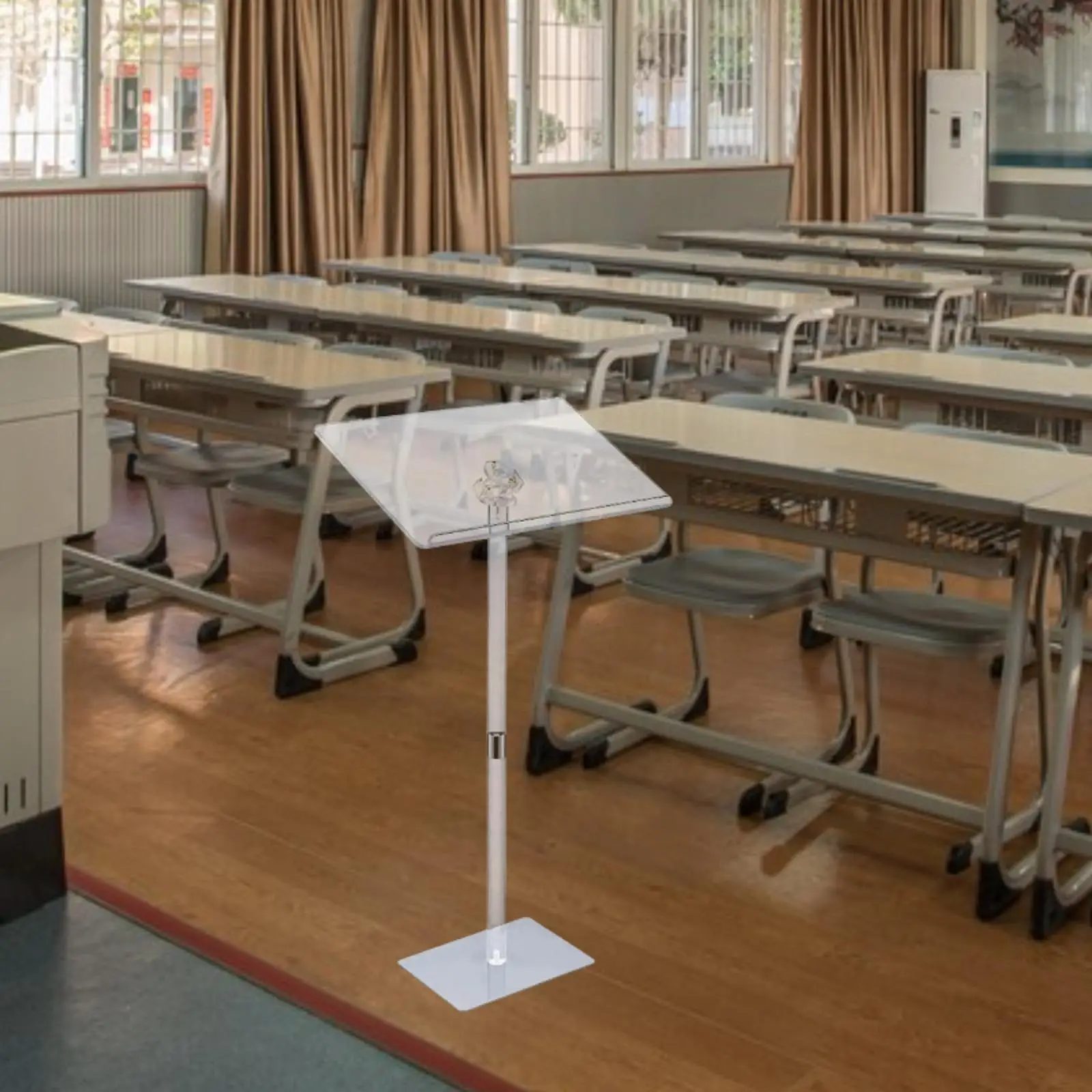 

Acrylic Podiums Stand Stable Teacher Podiums for Speech Office Event Reception
