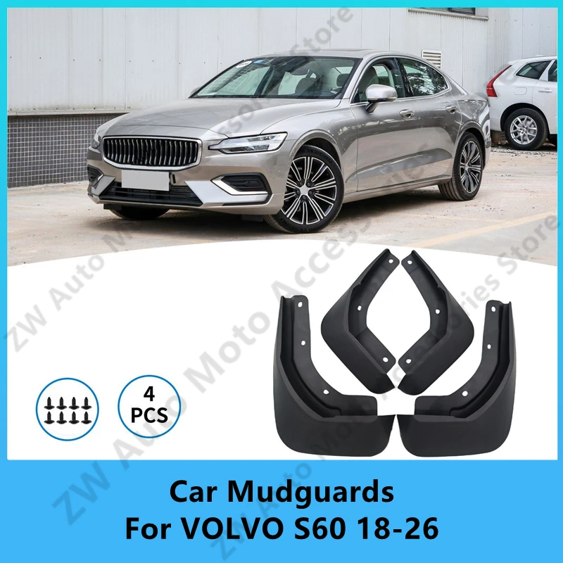 

Car Mudguards For VOLVO S60 18-26 Mud Guards Fender Flare Mudflaps Exterior Parts Auto Accessories Refit